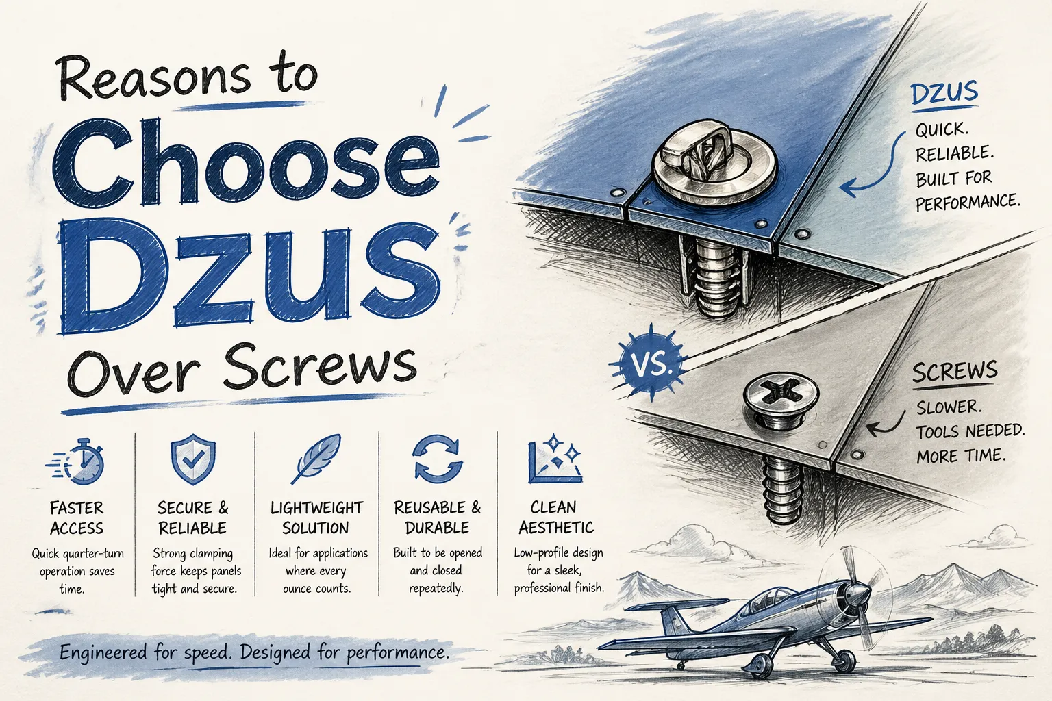 Reasons to Choose Dzus Over Screws