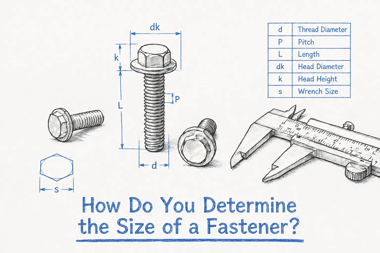 How Do You Determine the Size of a Fastener？
