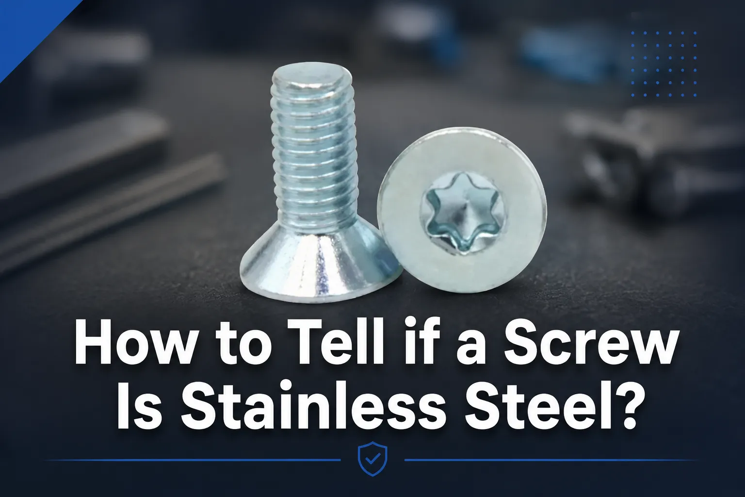 How to Tell if a Screw Is Stainless Steel?