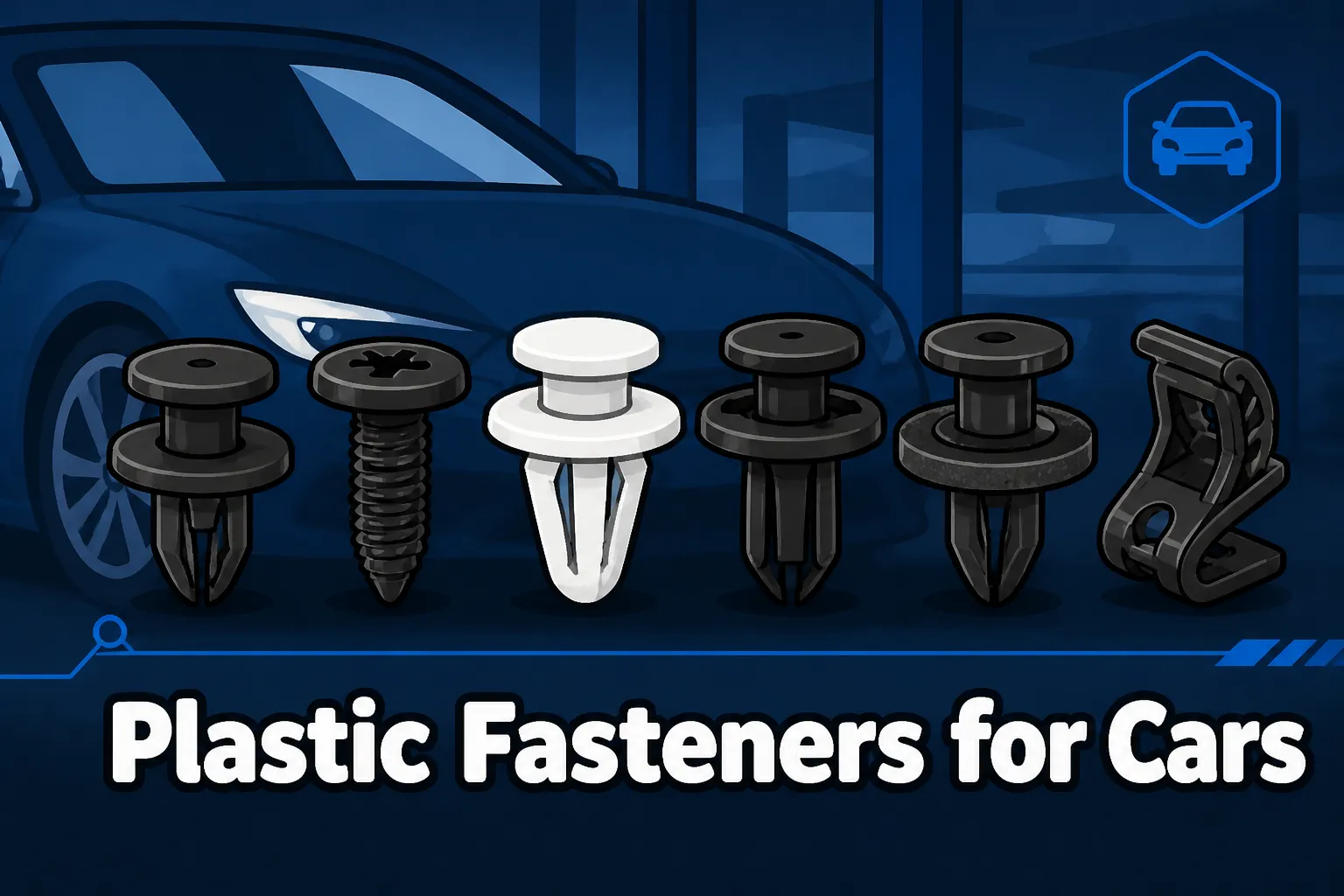 Plastic Fasteners for Cars