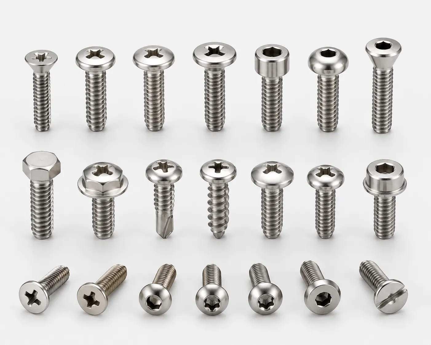Types of Stainless Steel Screws