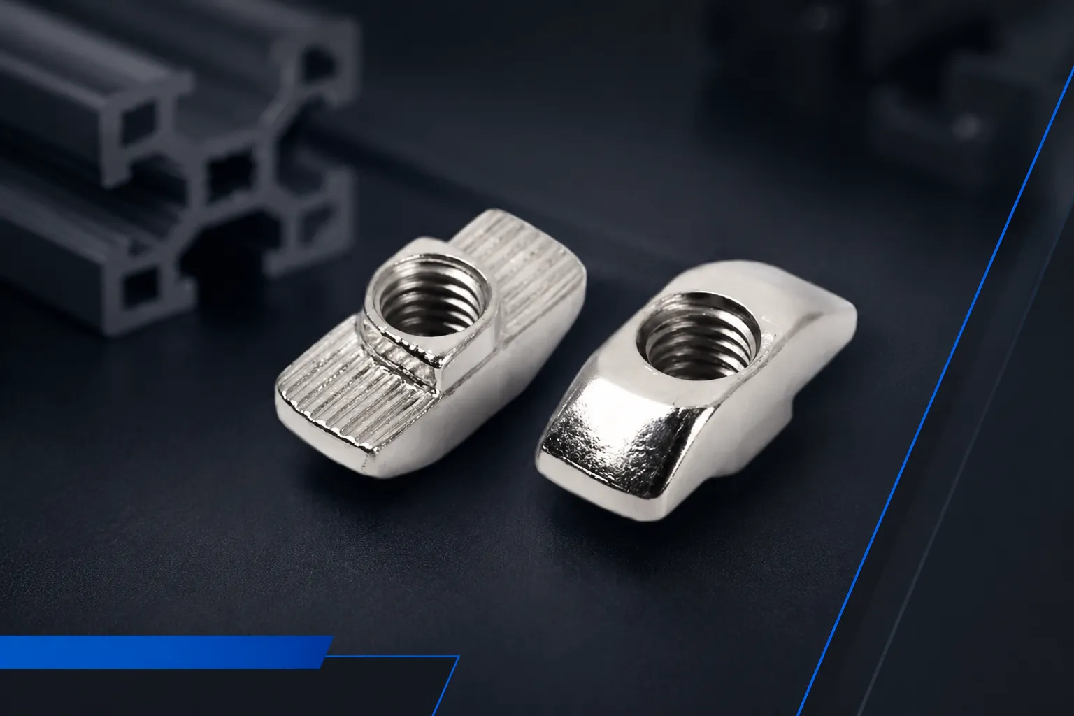 T Slot M5 Hammer Nuts for Aluminium Profiles