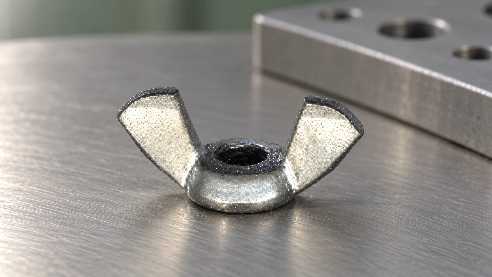 Generic wing nut hardware shown for a technical fastener guide